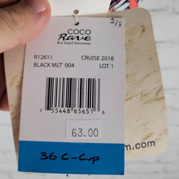 COCO RAVE | Simone halter underwire bra wrap bikini swim bathing suit top - Picture 6 of 12